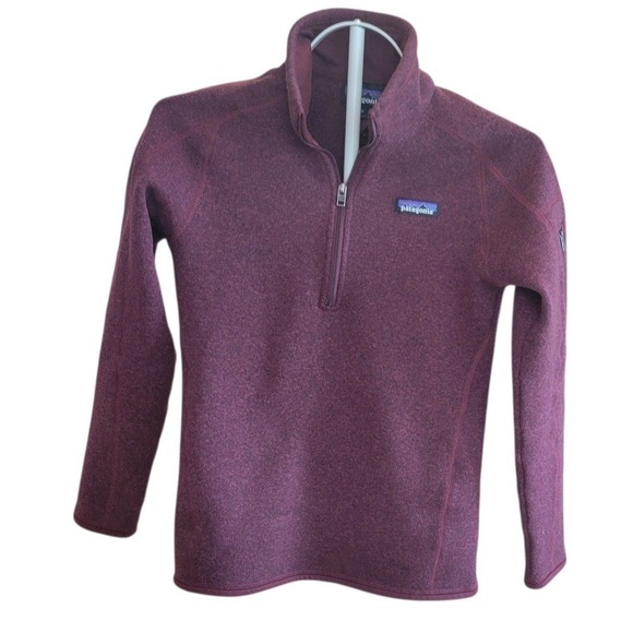 Patagonia Sweaters - Patagonia Better Sweater 1/4 Zip Fleece Pullover Chianti Burgundy XS 25618
